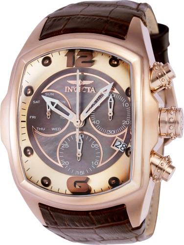 Invicta Herrklocka 39131 Lupah Roséguldstonad/Läder Ø46.8 mm