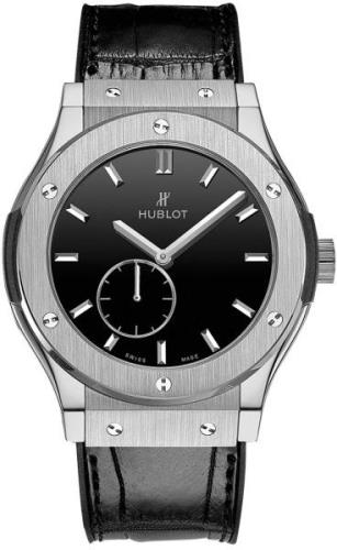 Hublot Herrklocka 515.NX.1270.LR Classic Fusion Svart/Läder Ø45 mm