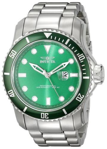 Invicta Herrklocka 20096 Pro Diver Grön/Stål Ø48 mm