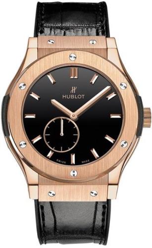 Hublot Herrklocka 515.OX.1280.LR Classic Fusion Svart/Läder Ø45 mm