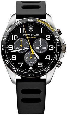 Victorinox Herrklocka 241892 Fieldforce Svart/Gummi Ø42 mm