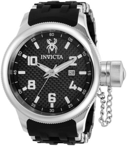 Invicta Herrklocka 36976 Russian Diver Svart/Stål Ø51.5 mm