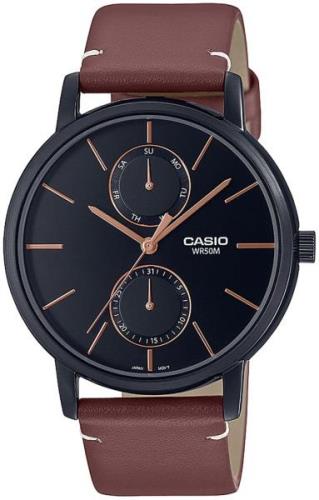 Casio Herrklocka MTP-B310BL-5AVEF Collection Svart/Läder Ø41 mm