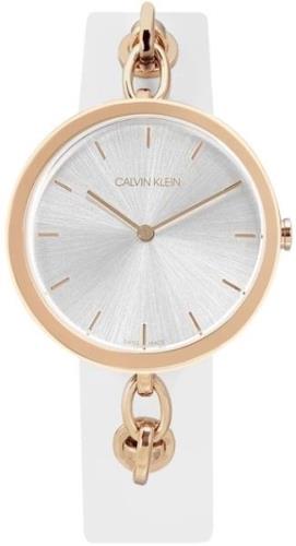 Calvin Klein Damklocka KBM236L6 Silverfärgad/Roséguldstonat stål