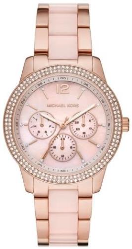 Michael Kors Damklocka MK6928 Tibby Rosa/Roséguldstonat stål Ø40 mm