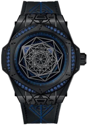 Hublot Damklocka 465.CS.1119.VR.1201.MXM18 Big Bang 39Mm Svart/Gummi