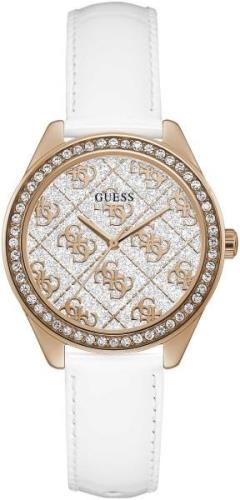 Guess Damklocka GW0098L4 Silverfärgad/Läder Ø36 mm