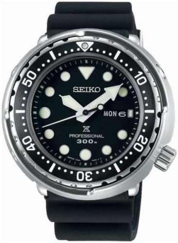 Seiko Herrklocka S23629J1 Prospex Svart/Gummi Ø47.7 mm