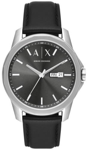 Armani Exchange Herrklocka AX1735 Banks Grå/Läder Ø44 mm