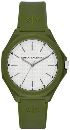 Armani Exchange Herrklocka AX4601 Andrea Vit/Gummi Ø40 mm