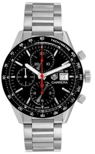 TAG Heuer Herrklocka CV201AK.BA0727 Carrera Svart Ø41 mm