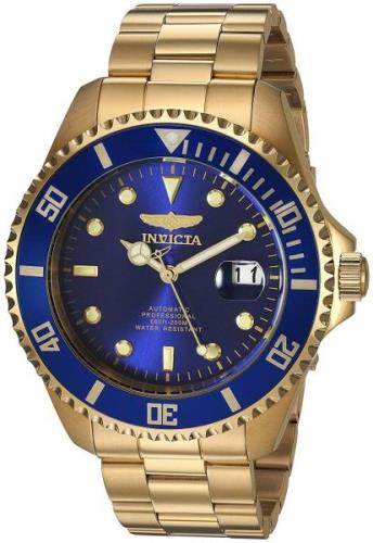 Invicta Herrklocka 28949 Pro Diver Blå/Gulguldtonat stål Ø47 mm