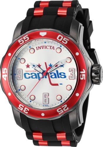 Invicta Herrklocka 42663 NHL Silverfärgad/Stål Ø48 mm