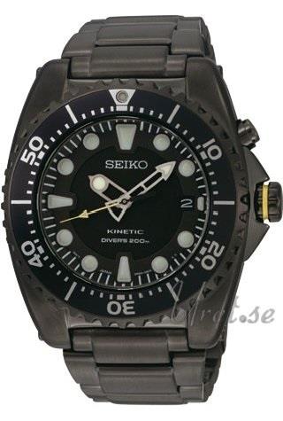 Seiko Herrklocka SKA427P1 Divers Svart/Stål Ø42 mm