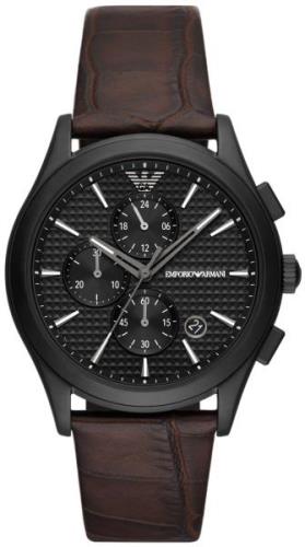 Emporio Armani Herrklocka AR11549 Paolo Svart/Läder Ø42 mm