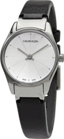 Calvin Klein Damklocka K4D231C6 Silverfärgad/Läder Ø24 mm