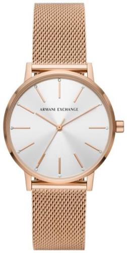 Armani Exchange Damklocka AX5573 Lola Silverfärgad/Roséguldstonat