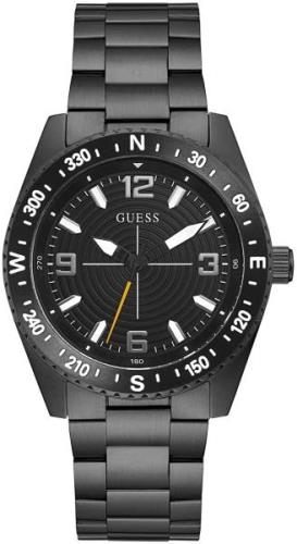 Guess Herrklocka GW0327G2 Svart/Stål Ø42 mm