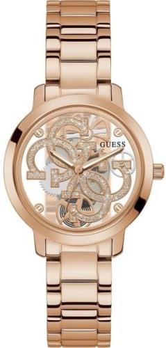 Guess Damklocka GW0300L3 Guldtonad/Roséguldstonat stål Ø37 mm