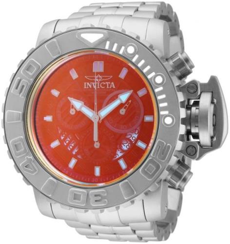 Invicta Herrklocka 32641 Sea Hunter Orange/Stål Ø58 mm