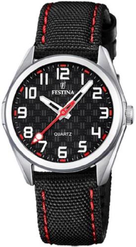 Festina F16904-C Junior Svart/Läder Ø31 mm