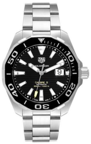 TAG Heuer Herrklocka WAY201A.BA0927 Aquaracer Svart/Stål Ø43 mm