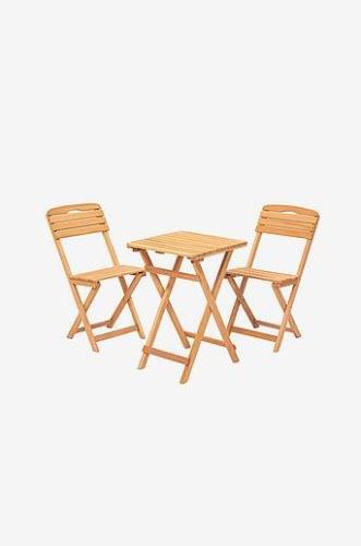 Trädgårdsset med bord och stolar (3 delar) Miya 000