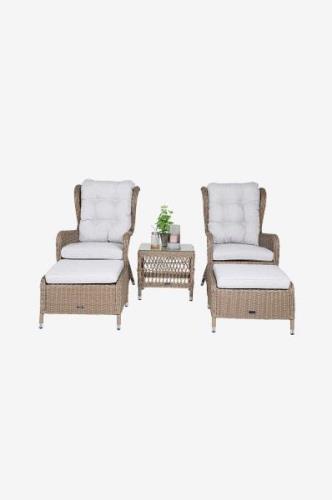 Venture Home - Lounge Set Washington - Natur - Loungemöbler - Från Hom...