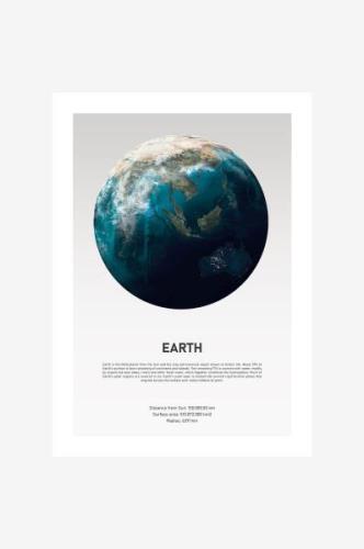 Malerifabrikken - Poster Earth Light - Vit - Posters - Från Homeroom