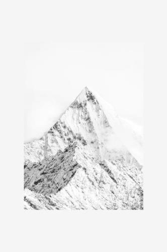 Malerifabrikken - Poster Mountain top white - Vit - Posters - Från Hom...