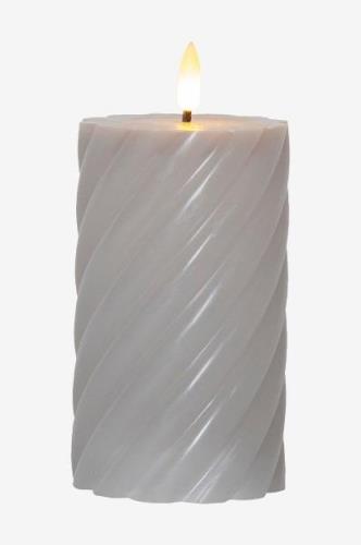 Star Trading - Blockljus Flamme Swirl LED 15 cm - Grå - Ljus - Från Ho...