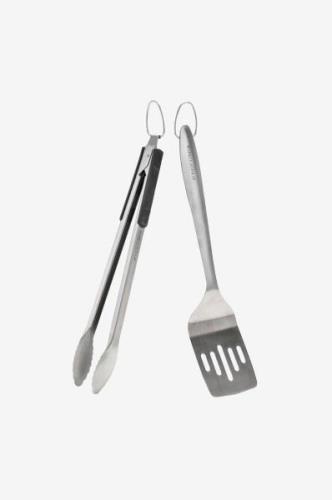 Markus Aujalay - Grillredskap BBQ Set Steel 2 delar - Silver - Husgerå...