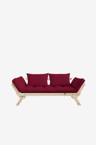 Karup Design - Lounge-bäddsoffa Bebop Natur Bas - Röd - Bäddsoffor - F...