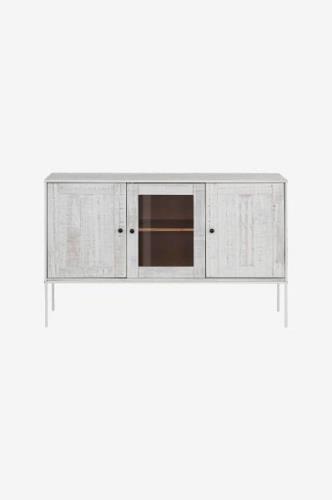 Loft24 - Sideboard Freya 2 dörrar/1 glasdörr - Vit - Skänkar & sideboa...