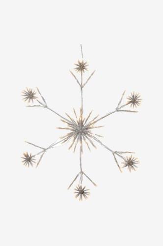 Star Trading - Siluett Flower Snowflake 60cm - Vit - Dekorationsbelysn...