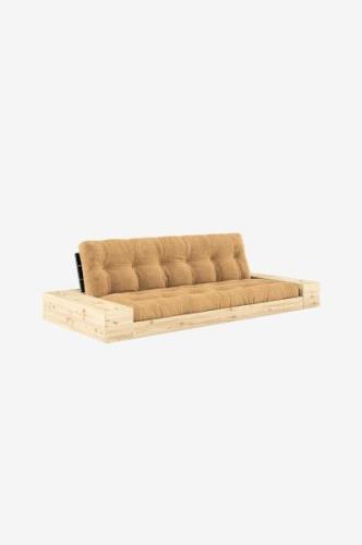 Karup Design - Base Bäddsoffa m. 2 sidolådor Tre sittplatser - Brun - ...