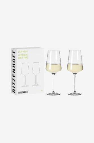 Ritzenhoff - Vitvinsglas Lichtweiss 2-pack - Transparent - Vinglas - F...