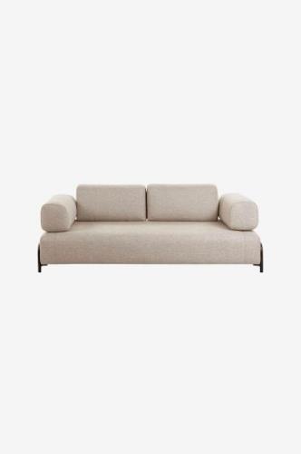 Kave Home - Soffa Compo, 3-sits - Beige - 3-sits soffor - Från Homeroo...