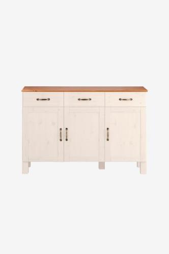 Loft24 - Sideboard Alby 3 dörrar/3 lådor - Vit - Skänkar & sideboards ...