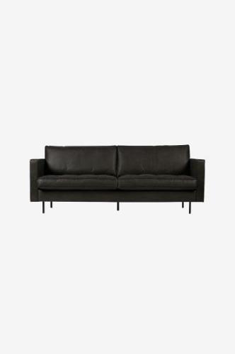 BePureHome - Soffa Rodeo 2,5-sits, klassisk stil - Svart - Soffor - Fr...