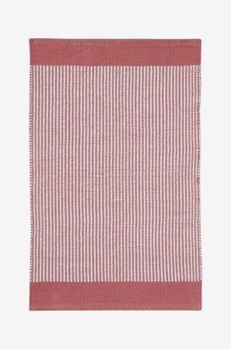 Svanefors - Matta Stripe, 60x90 cm - Rosa - Bomulls- & trasmattor - Fr...