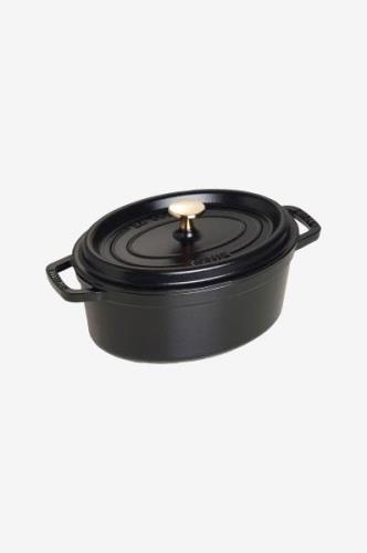 Staub - Gryta La Cocotte oval 23 cm, 2,35 l - Svart - Grytor & kastrul...