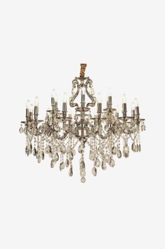 Aneta Lighting - Takkrona Windsor - Silver - Takpendlar - Från Homeroo...