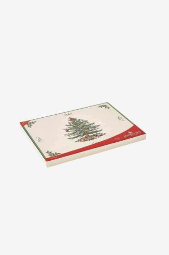 Spode - Bordstablett Christmas Tree 4-pack - Vit - Löpare & tabletter ...