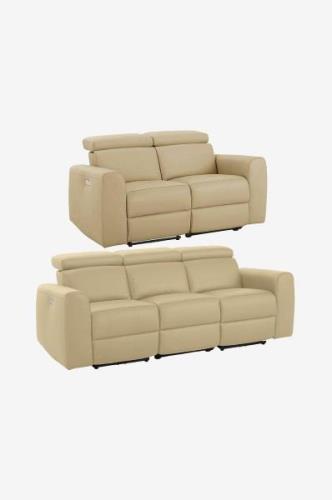 Loft24 - Soffa Set Capena 2pers/3pers Mannual - Vit - Soffor - Från Ho...