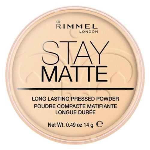 Rimmel Stay Matte Pressed Face Powder Transparent 001 14g