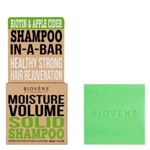 Biovène Hair Care Shampoo Bar Moisture Volume Biotin & Apple Cide
