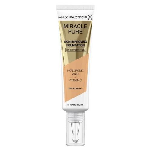 Max Factor Miracle Pure Skin-Improving Foundation 44 Warm Ivory 3