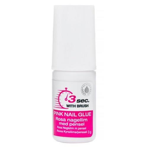Depend Nail Glue 3 Sec. Pink Nail Glue with Brush 3 g