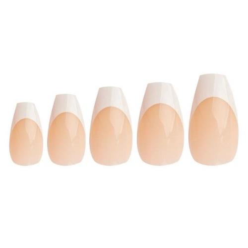 Invogue Pink French Coffin Nails 24 st.